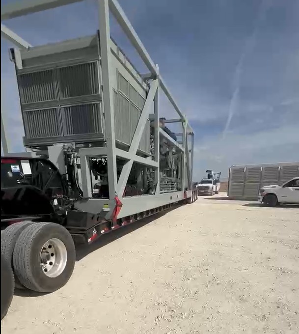 Tractor and farm equipment transport